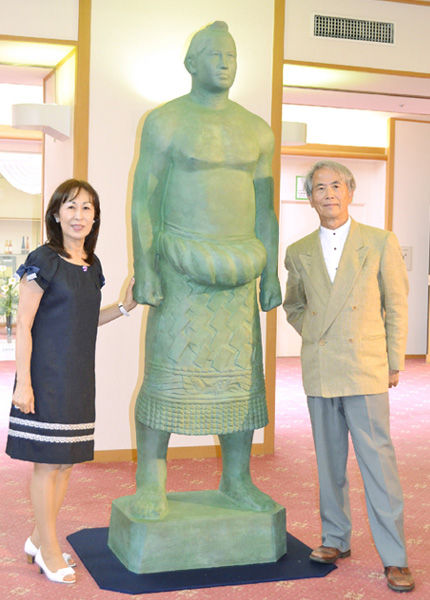 元横綱大鵬の銅像 除幕式 生誕地サハリン サイクリング ウォーキング 元横綱大鵬の銅像 除幕式 生誕地サハリン サイクリング ウォーキング