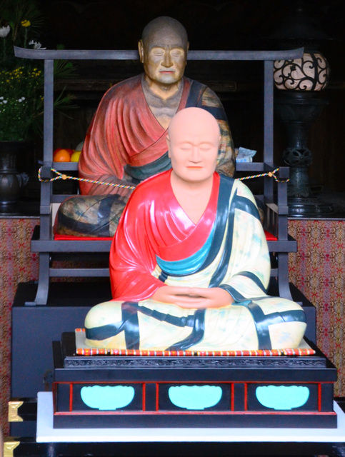 鑑真さん2像ご対面 中国から渡航 唐招提寺で サイクリング ウォーキング 鑑真さん2像ご対面 中国から渡航 唐招提寺で サイクリング ウォーキング