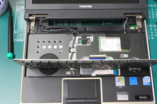 修理]東芝 NB100/HF SSD 128Gに交換 : wnc develop 記録