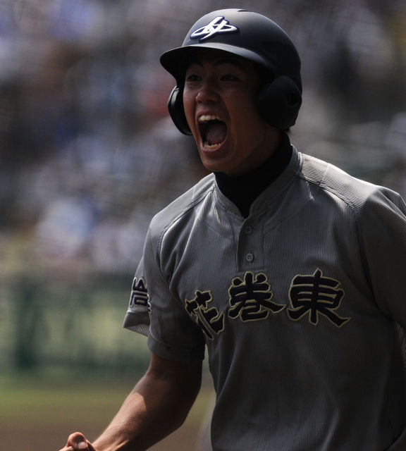09 夏 甲子園 花巻東 猿川 拓朗 投手 ｖｓ 明豊 Wonder Runs ワンダーランズ 高校野球写真