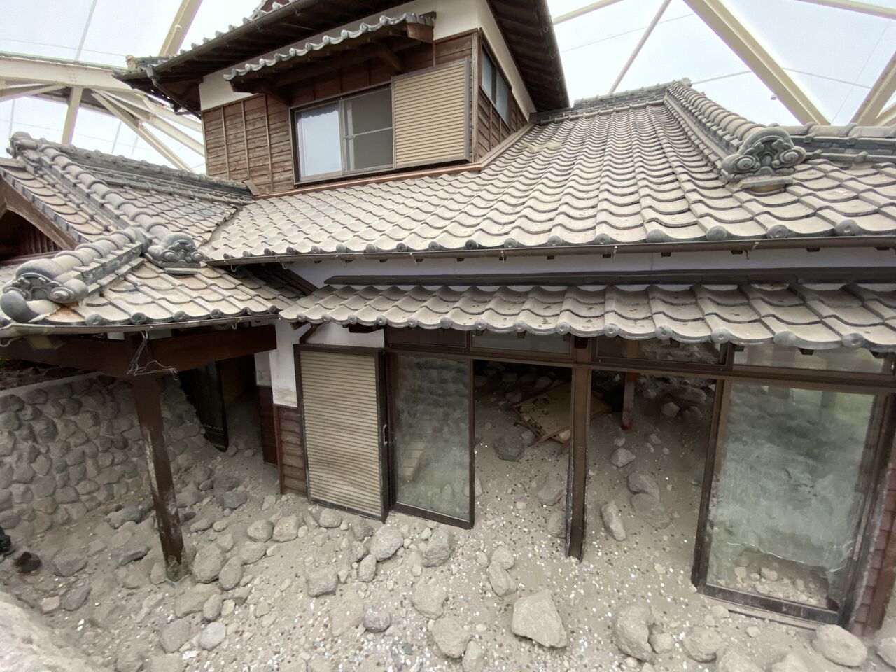土石流被災家屋保存公園 長崎県南島原市 くるま旅でぶらり日本めぐり 土石流被災家屋保存公園 長崎県南島原市 くるま旅でぶらり日本めぐり