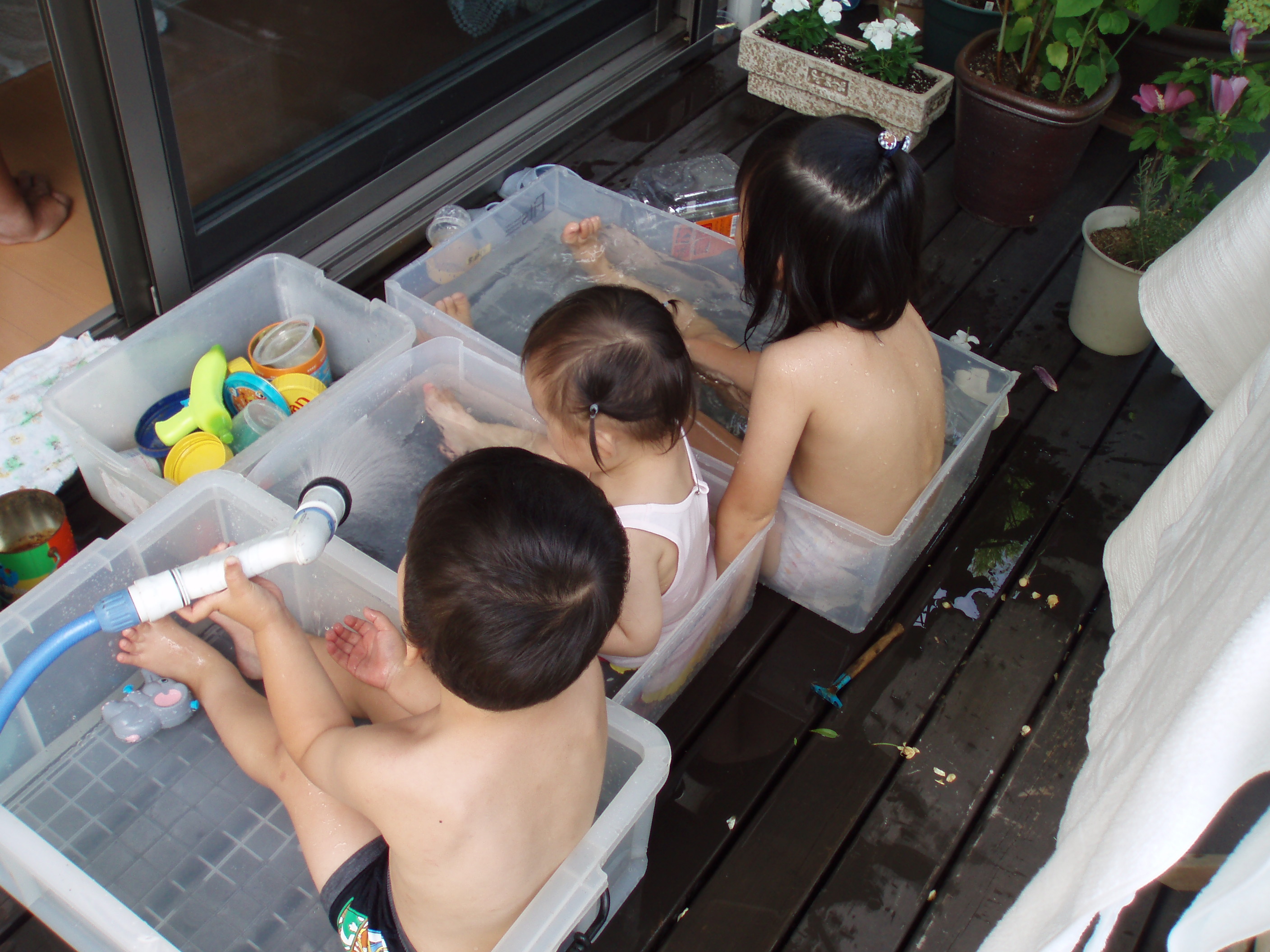 水遊び　裸 裸で失礼しますm(_ _)m : 薔薇に魅せられて woodruff 北落合