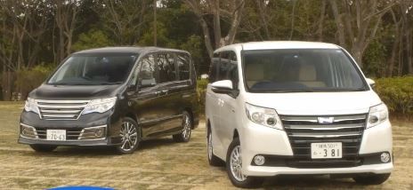 トヨタ ノア ハイブリッド VS 日産 セレナ ライダー（車両概要編）