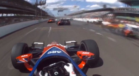 【インディカー】スタートのクラッシュシーンをオンボード映像でご覧ください