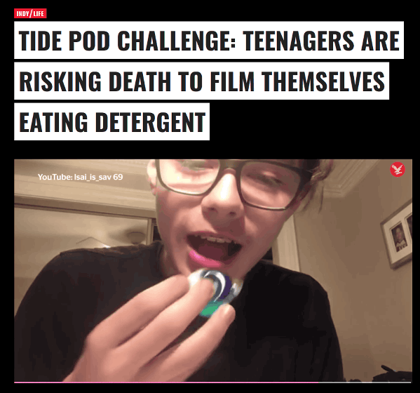 驚愕 アメリカでは洗剤を食べる Tide Podチャレンジ が大流行 食い食いブログ