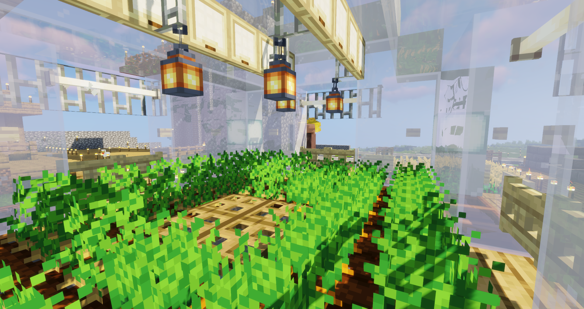 建築 ビニールハウス のんびり夫婦のマイクラ生活