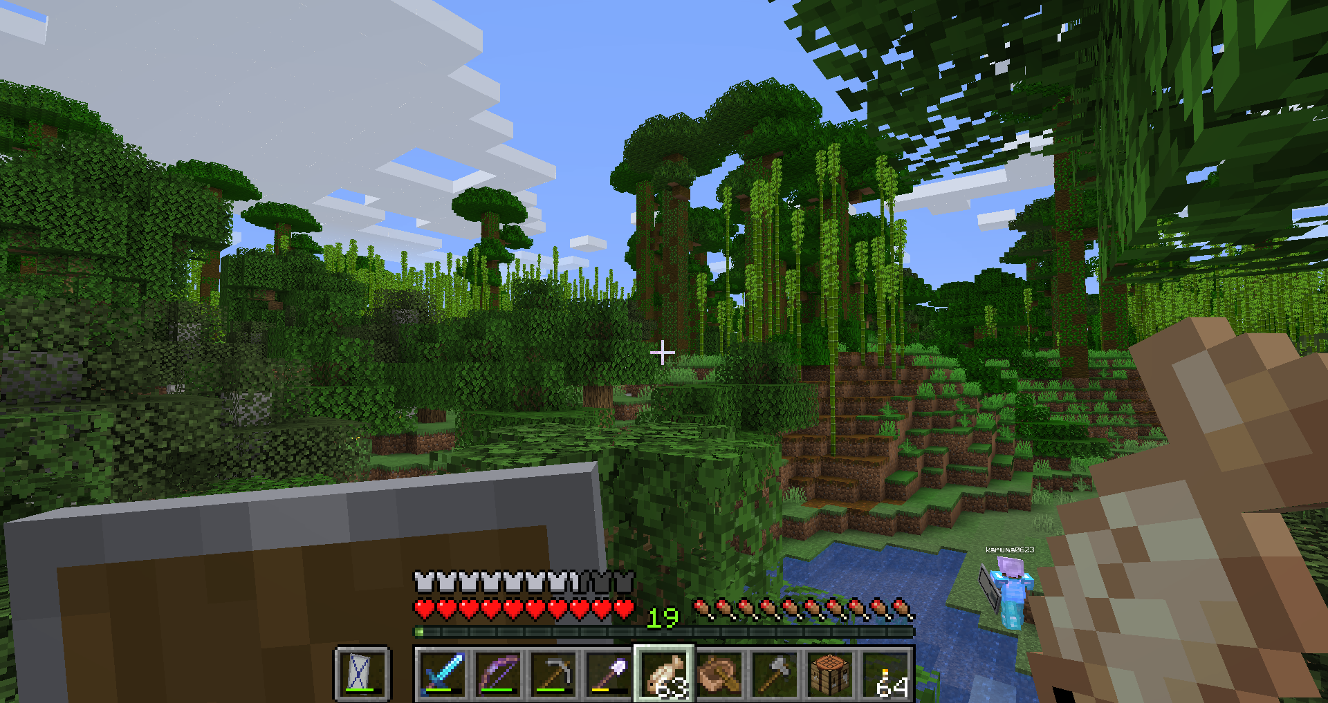 ジャングル寺院を発見しました のんびり夫婦のマイクラ生活 ジャングル寺院を発見しました のんびり夫婦のマイクラ生活