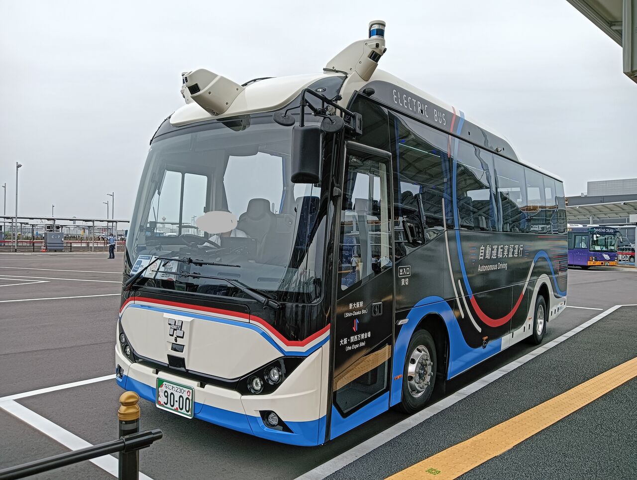 EXPO2025：新大阪発のバスに乗車。未開通の阪神高速淀川左岸線を