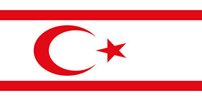 国旗:北キプロス・トルコ共和国