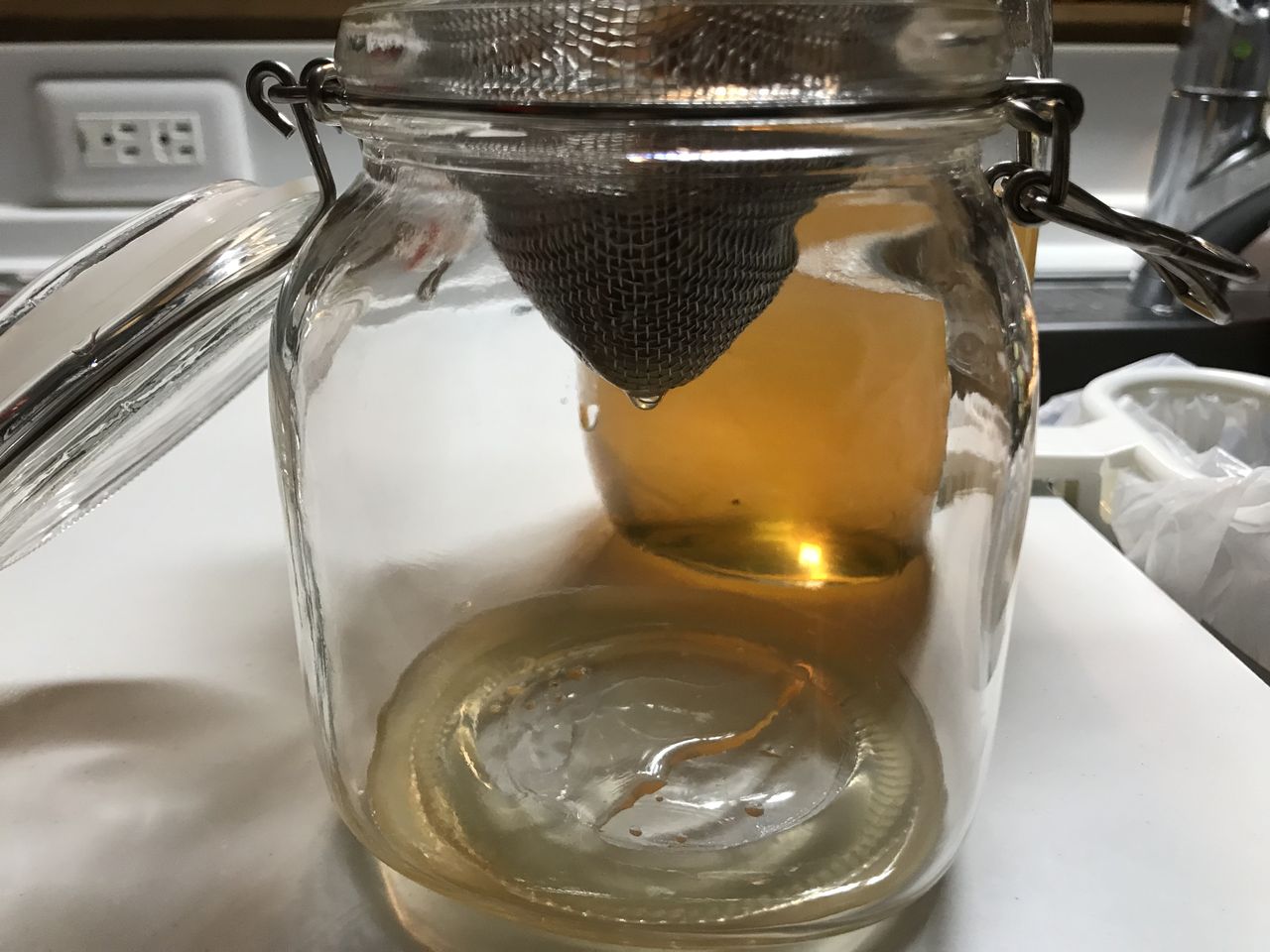3週間経った かりんはちみつ のろ過方法と保存方法 お家が一番