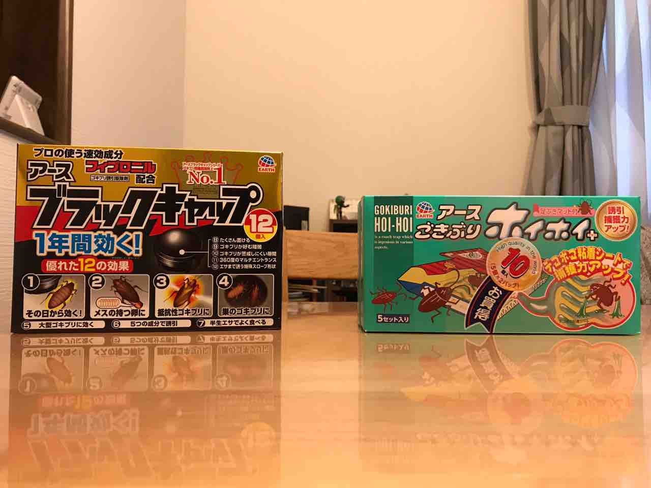 自宅でゴキブリを取り逃した そんな時はブラックキャップとごきぶりホイホイどちらを選ぶ お家が一番