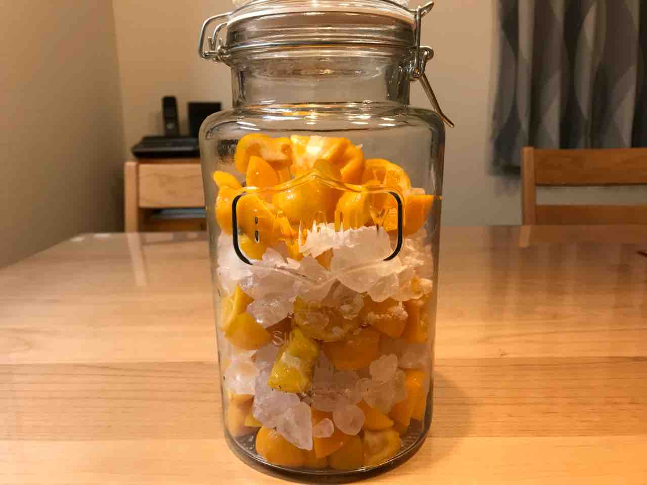 自宅で作るキンカン酒とキンカンシロップの作り方 お家が一番