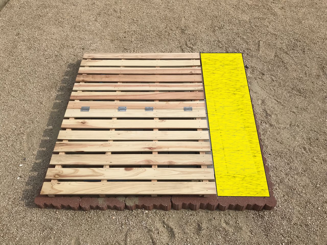 続 すのこで簡単砂場の蓋作り お家が一番 続 すのこで簡単砂場の蓋作り お家が一番