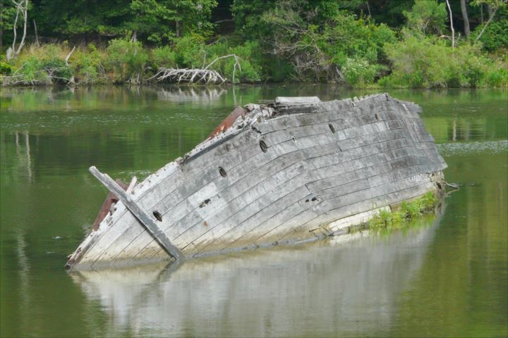 南北戦争 第一次世界大戦時代の廃船が沈む マローズ湾 船の墓場ーアメリカー 不思議 Net