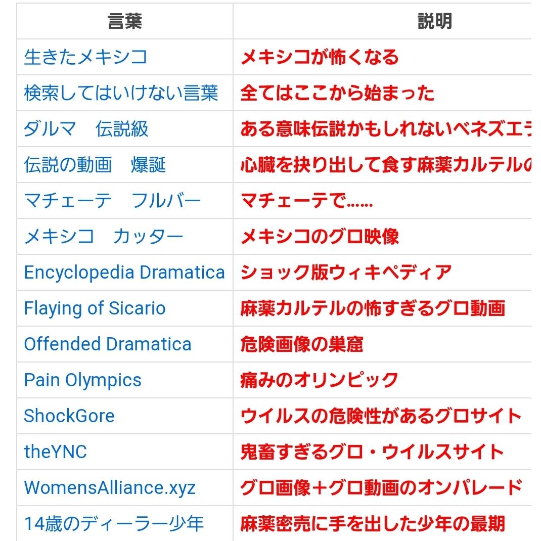 閲覧注意 検索してはいけない言葉 をみんなで検索するスレ 不思議 Net
