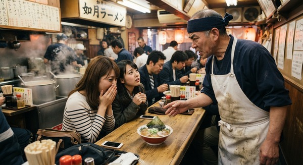 【悲報】ラーメン屋で女がキレられてたｗｗｗｗｗｗｗｗｗ
