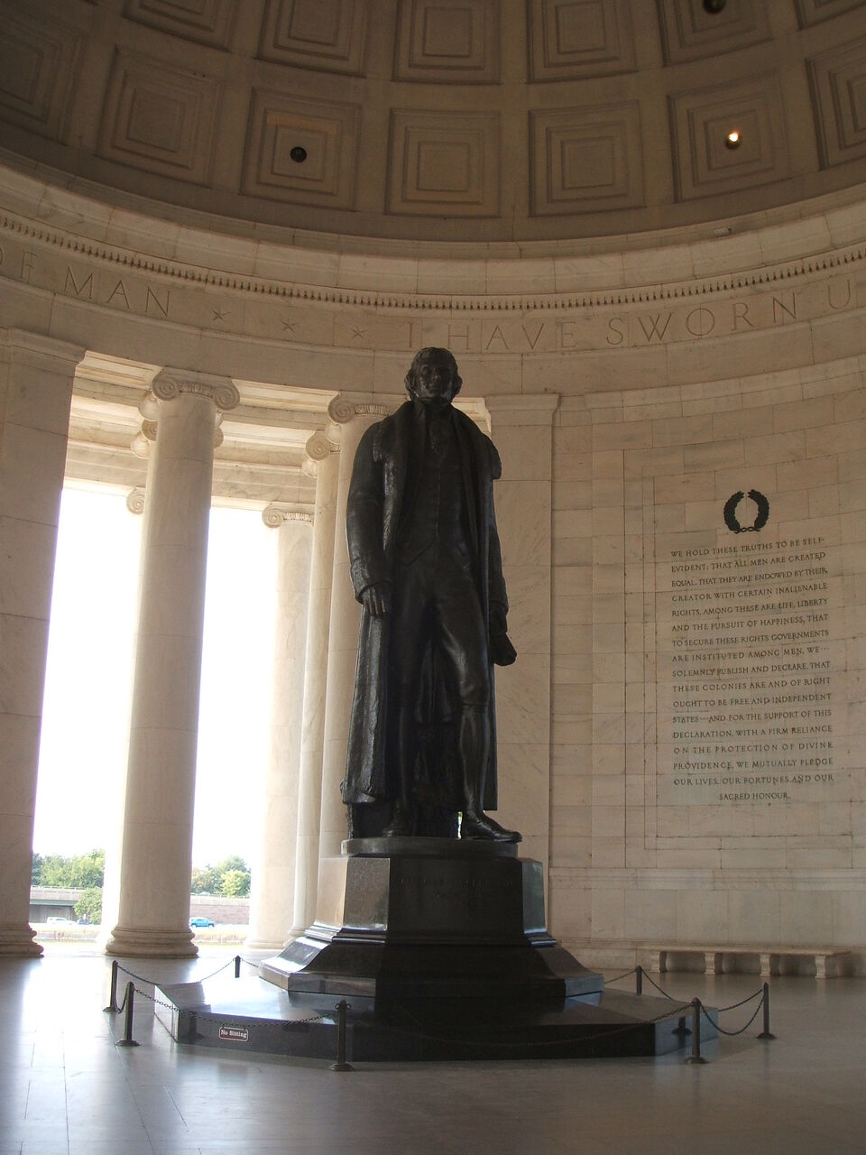 アメリカ第3代大統領ジェファーソンの記念館 トーマス ジェファーソン記念堂 Thomas Jefferson Memorial 世界遺産マイスター Lucky の人生を楽しく生きるための海外旅行ブログ