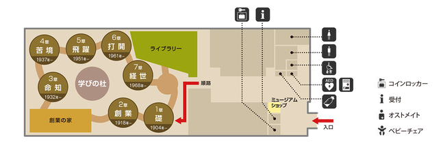 rekishikan_floor_map