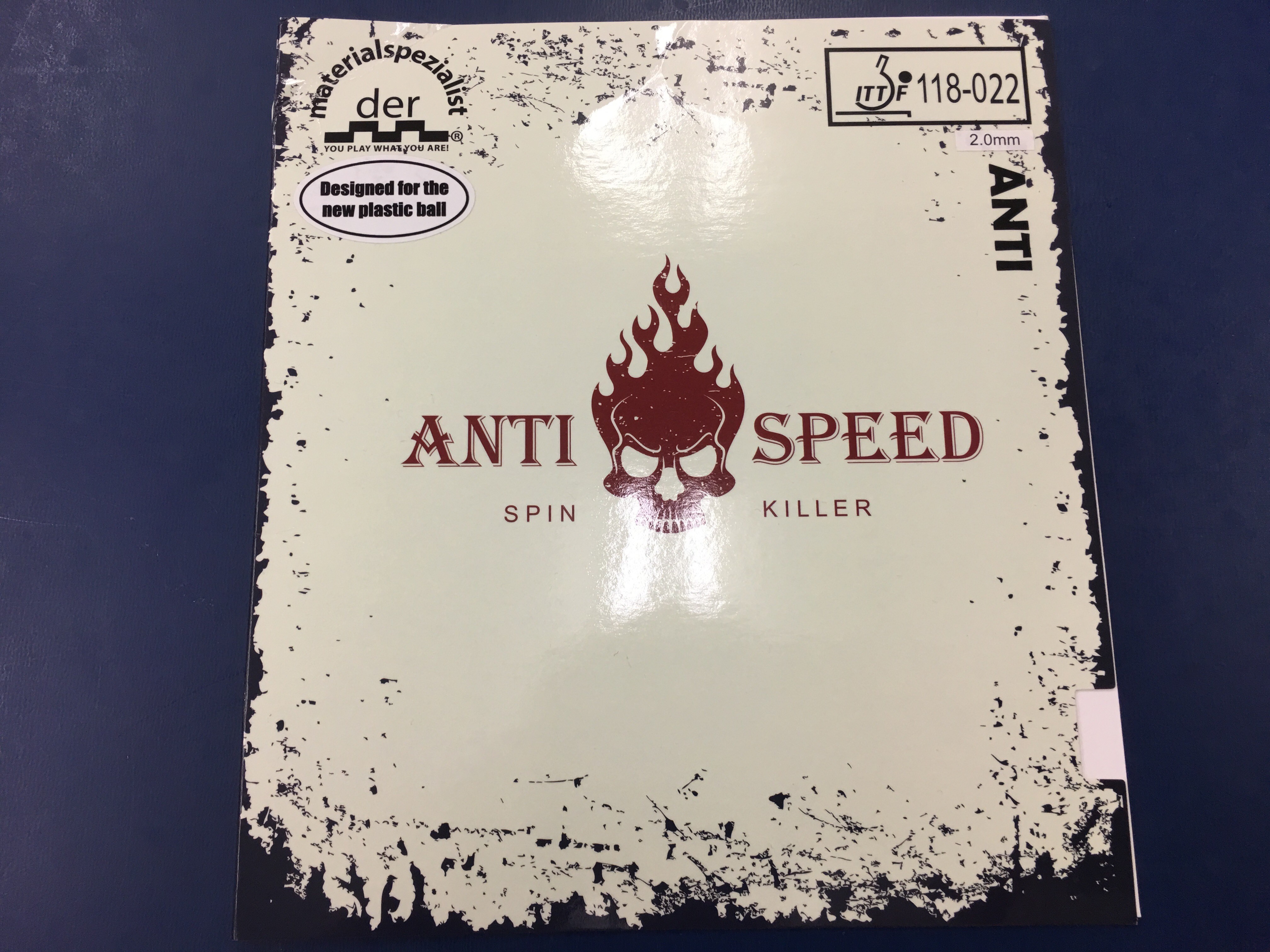 過去記事】マテリアルスペシャリストの新商品『アンチスピード』卓球界