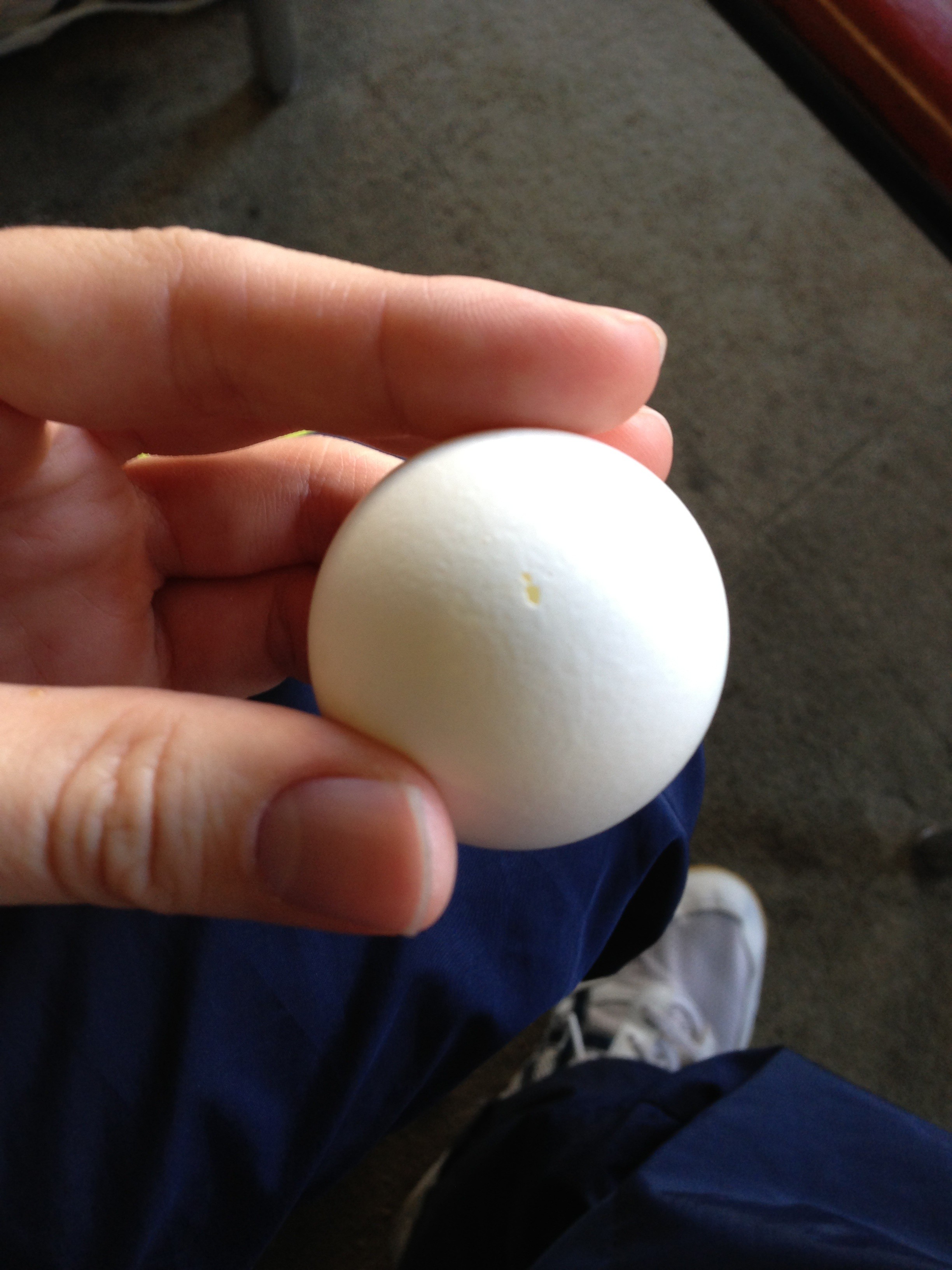 ぐっちぃ 穴が空いてる ゆで卵 ぐっちぃの卓球活動日記 Wrm