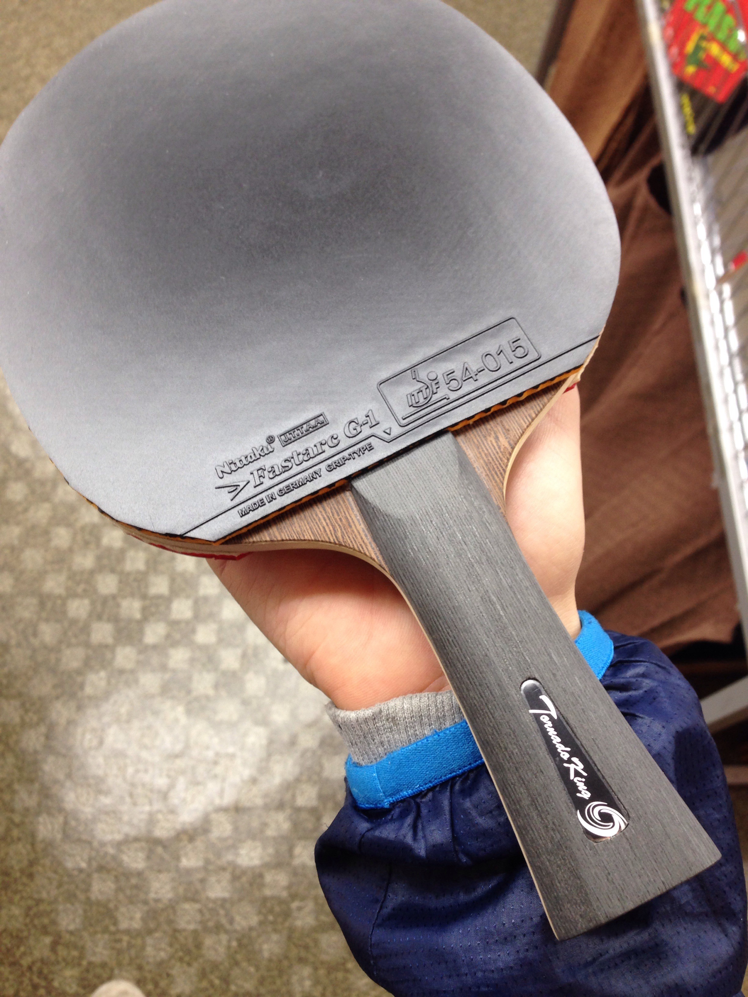 ぐっちぃ はまちゃんとの試打会で使ったラケットその３ トルネードキングにファスタークg1 めっちゃきれい ぐっちぃの卓球活動日記 Wrm