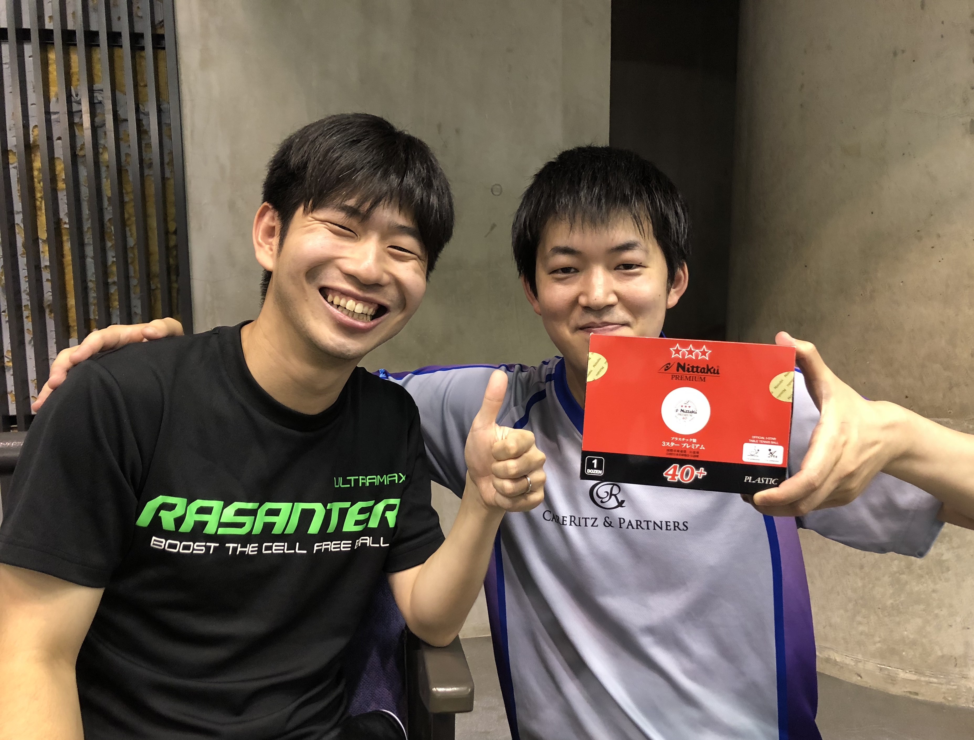 全日本実業団にて ニッタク契約コーチのラージプロ 渡辺選手です 動画仲間でもあるので 彼とコラボして卓球界を盛り上げていきます ぐっちぃの卓球活動日記 Wrm
