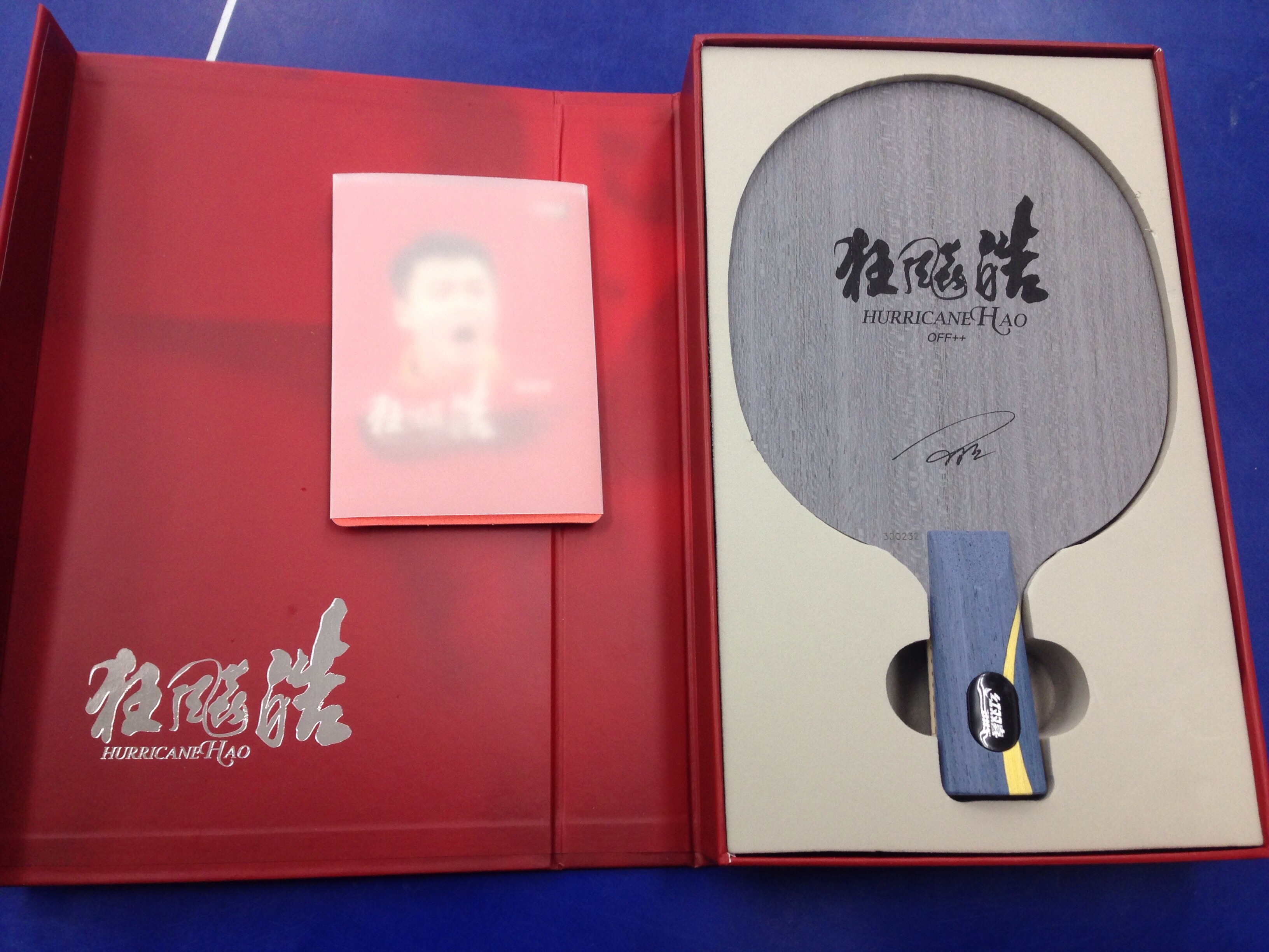 ぐっちぃ】王皓選手が使っていたキョウヒョウ皓中国式！いろいろと写真