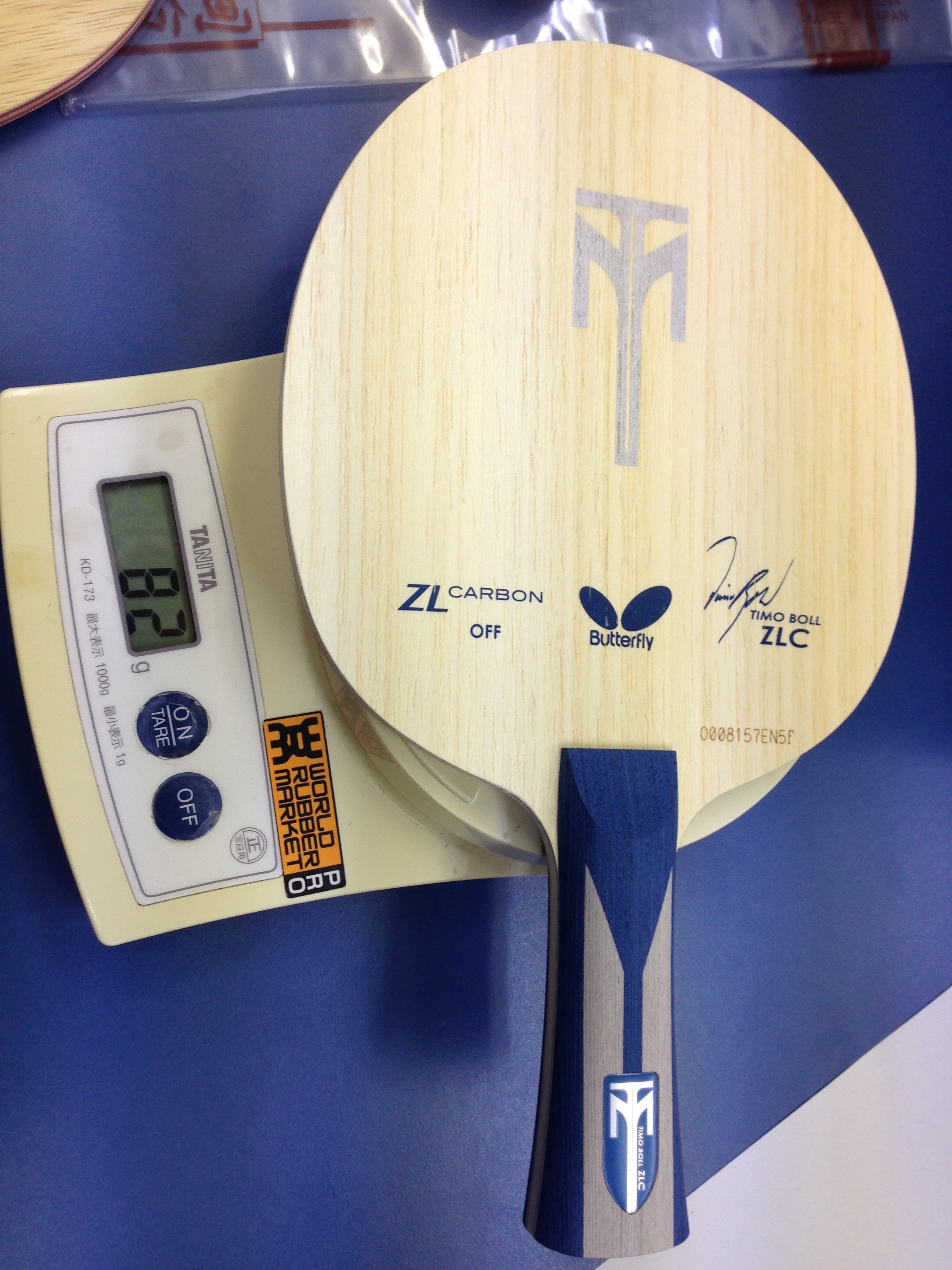 ぐっちぃ このティモボルzlcやばすぎます 初めてここまでのラケットを見ました ぐっちぃの卓球活動日記 Wrm