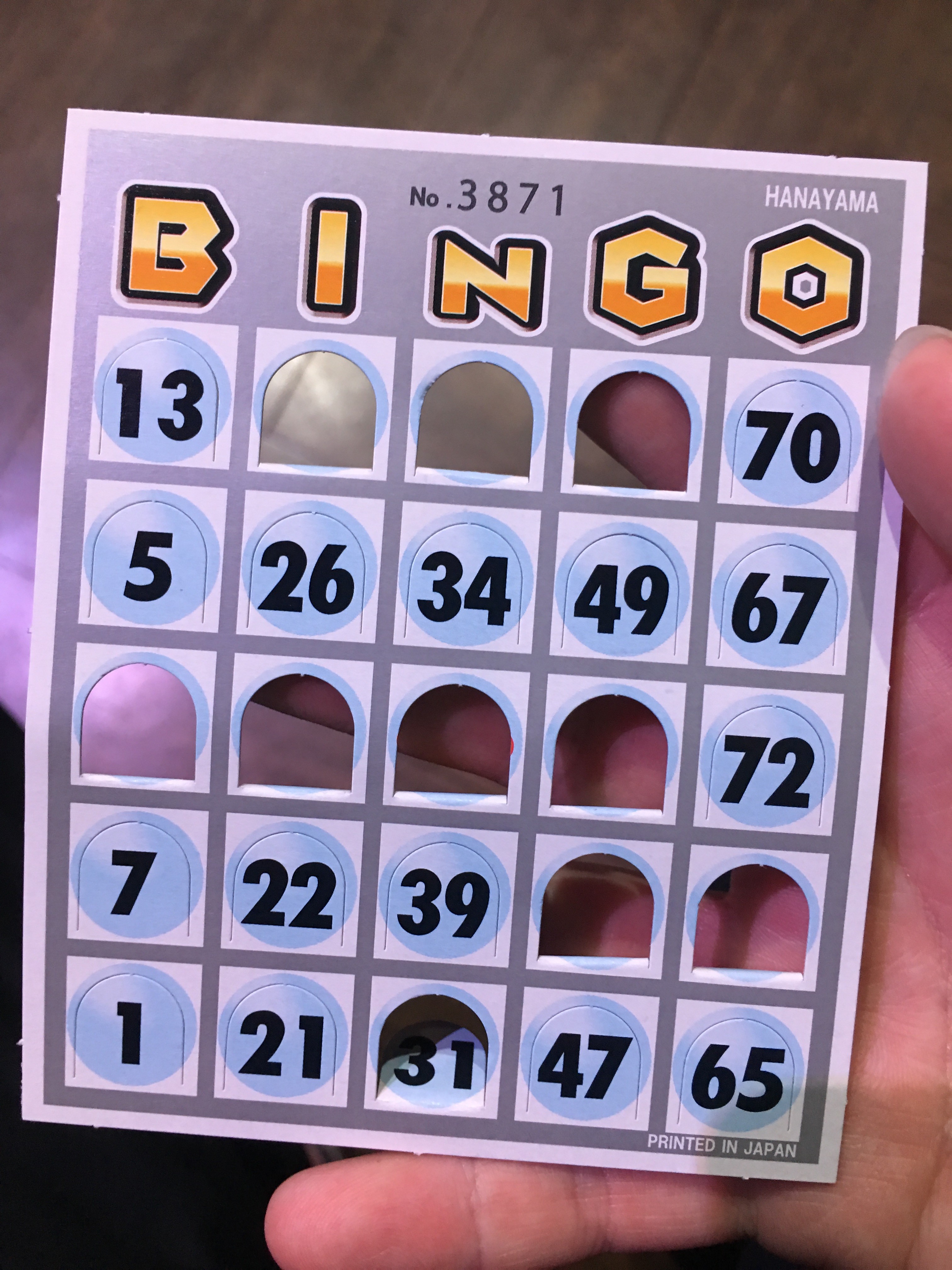 ビンゴ大会リーチ 頑張れ 笑 ぐっちぃの卓球活動日記 Wrm