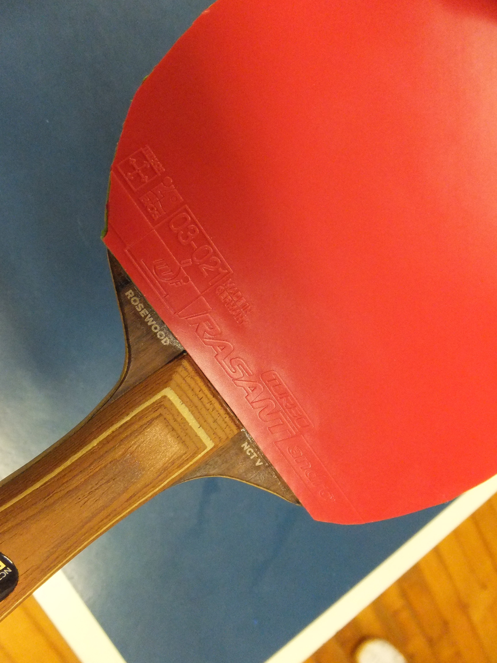 【ぐっちぃ】ローズウッドにラザントターボ！かっこいいしバック面に良さそうです ぐっちぃの卓球活動日記【WRM】