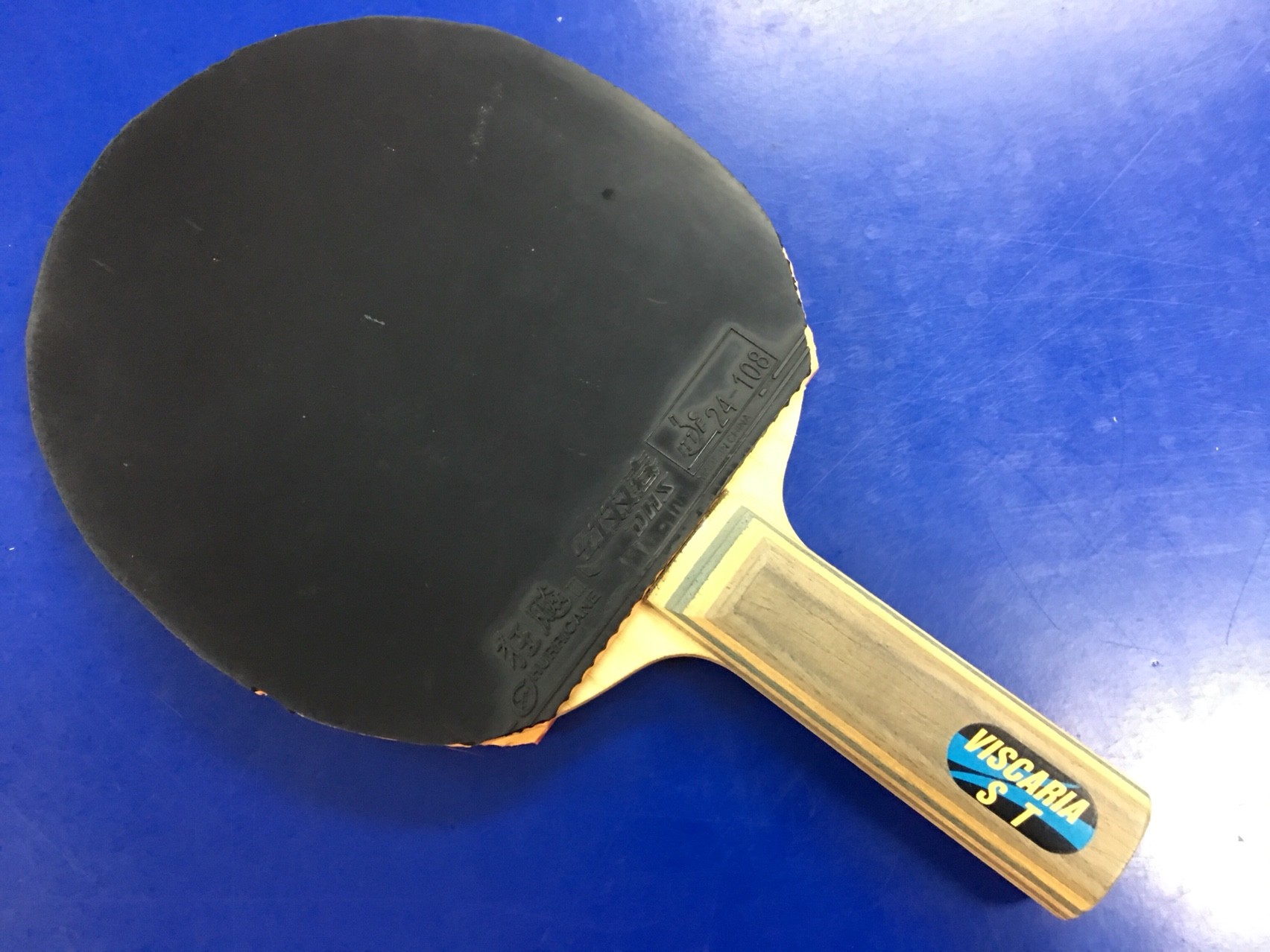 ビスカリア旧ロット 貴重)Butterfly バタフライ ビスカリア 旧グリップ&旧ロット 卓球 バタフライ ビスカリア 旧 【卓球ラケット】ビスカリア（旧ロット黒蝶）FL