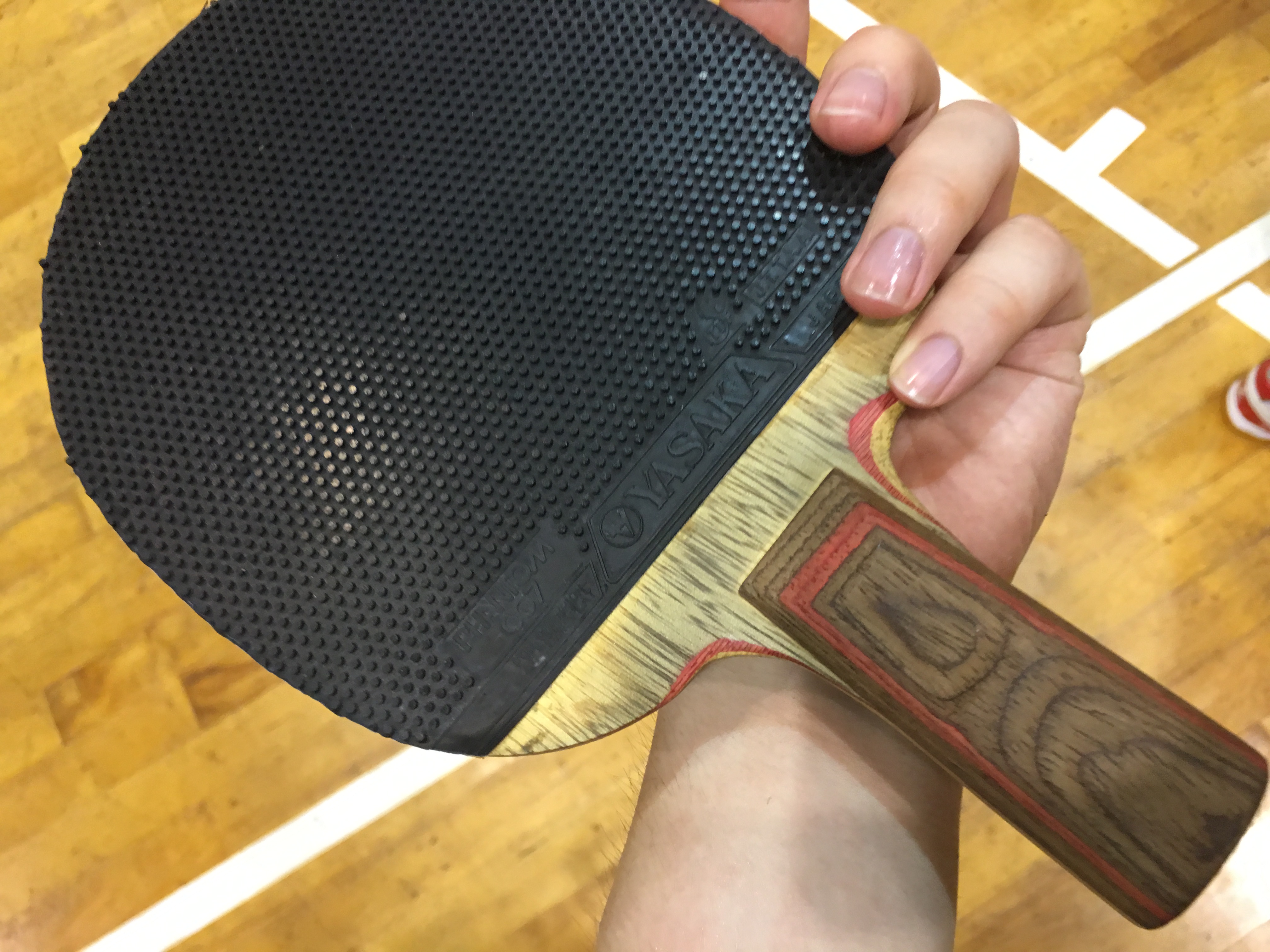 卓球 ラケット 中ペン カーボネード オールラウンドCR 新品 ぐっちぃ】超回転スタイルのペンドラ！オールラウンドエボリューション