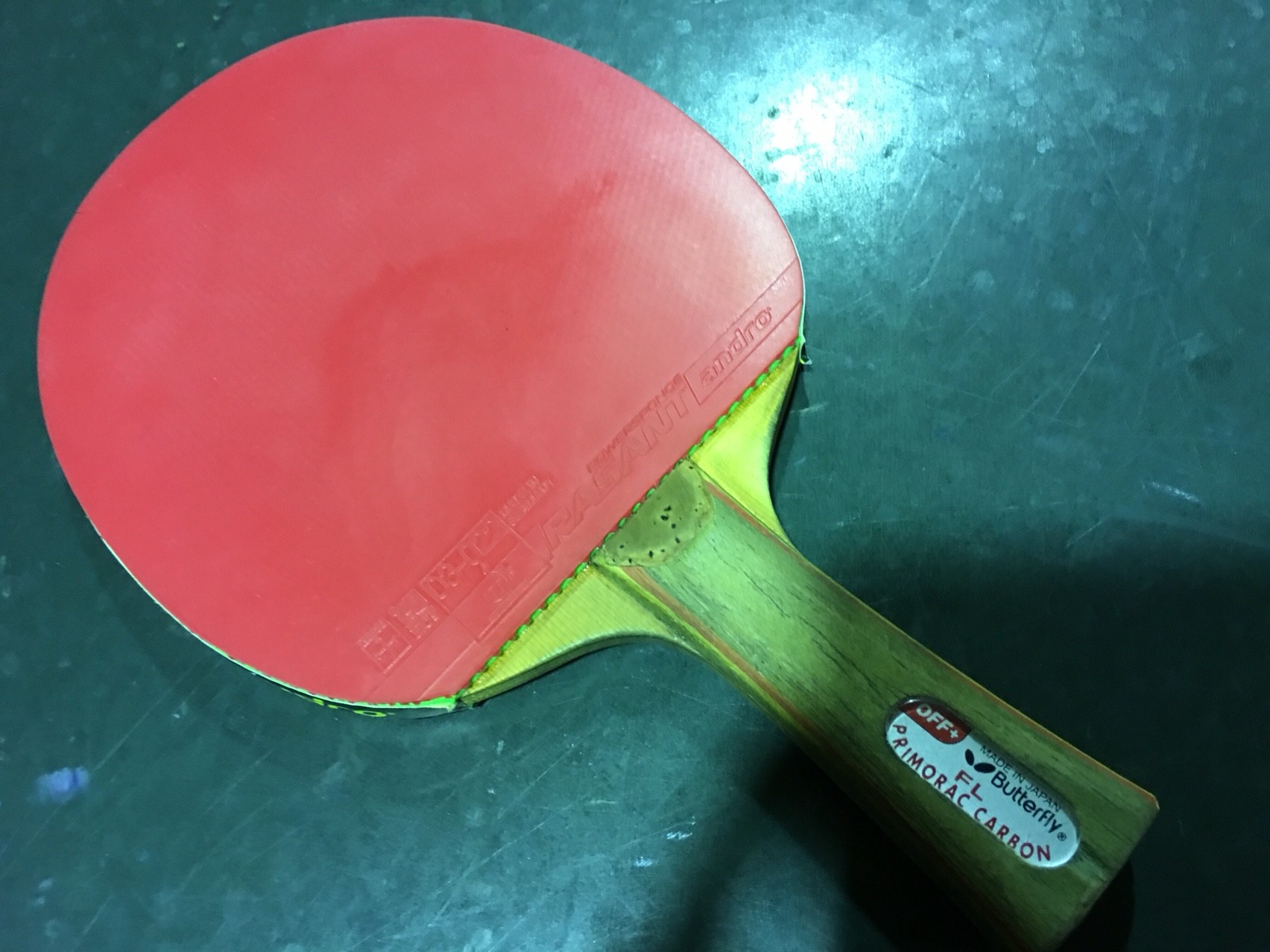 ぐっちぃ】プリモラッツカーボンに両面ラザントパワーグリップで