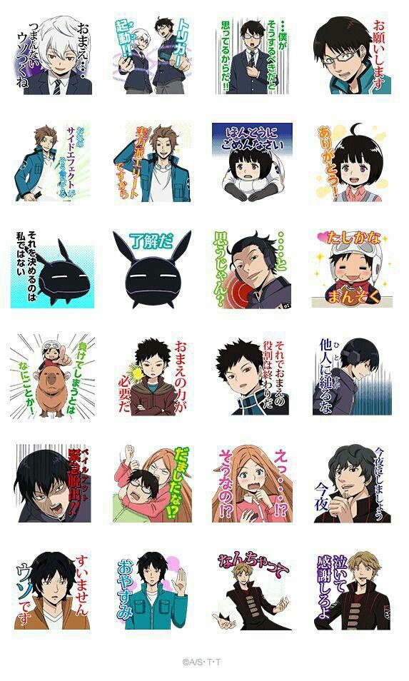 ワールドトリガーlineスタンプ発売開始 ワールドトリガー速報