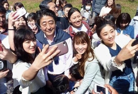 安倍さんが人気