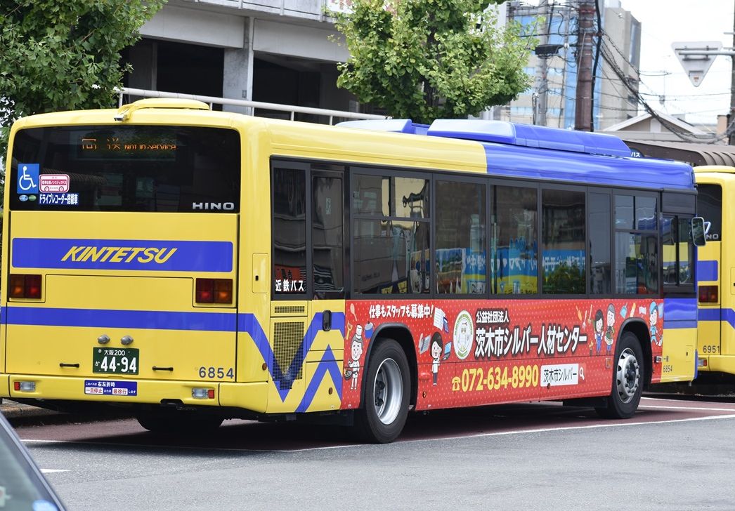 茨木市シルバー人材センター 近鉄バス Ad Car S ラッピングデス 茨木市シルバー人材センター 近鉄バス Ad Car S ラッピングデス
