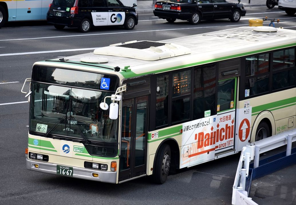 大日商運（大阪シティバス）1667 : ad-car's ラッピングデス