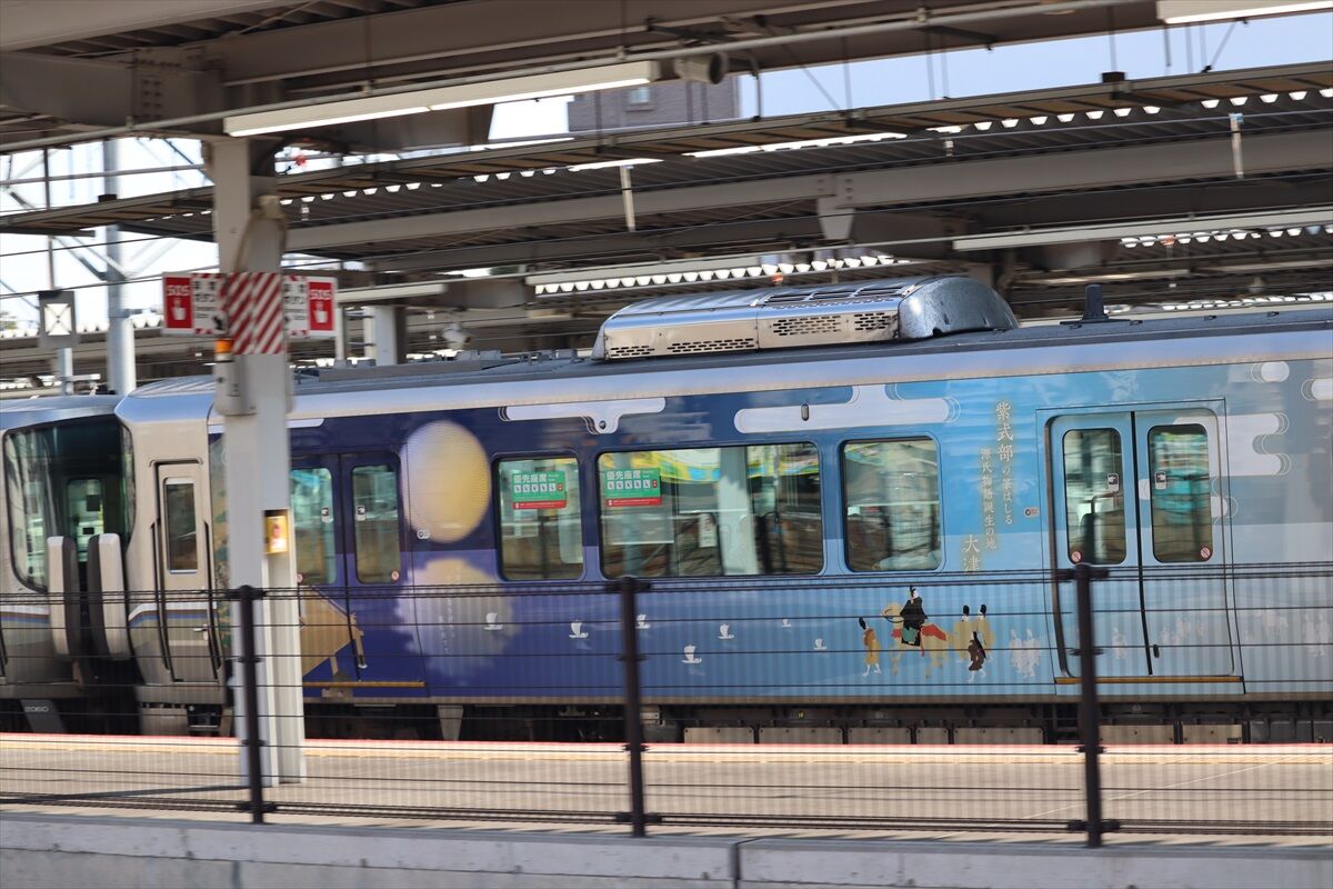 びわこおおつ紫式部とれいん（JR西日本） : ad-car's ラッピングデス