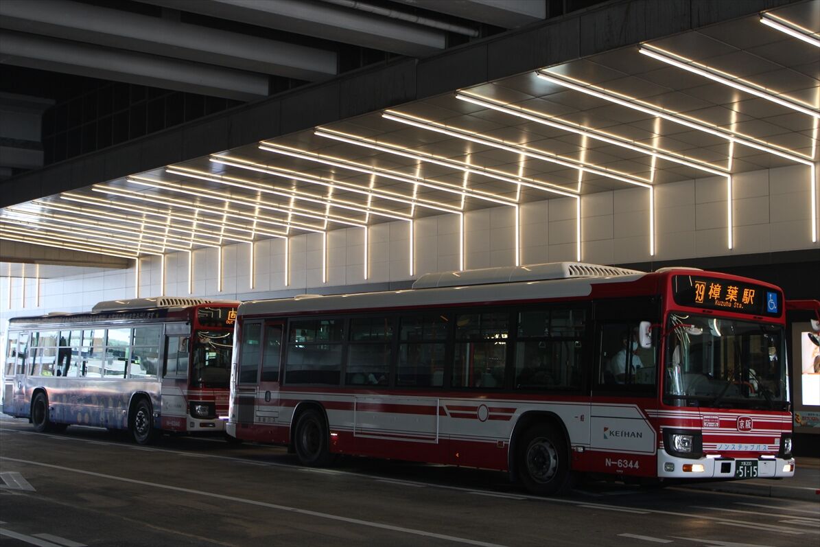 京阪バス 方向幕 セ一ル品 京阪バス観光幕 - 銀河
