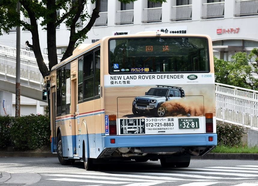ランドローバー箕面 阪急バス Ad Car S ラッピングデス