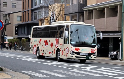 なにわ203き188（K.S. EVER GREENバス） : ad-car's ラッピングデス