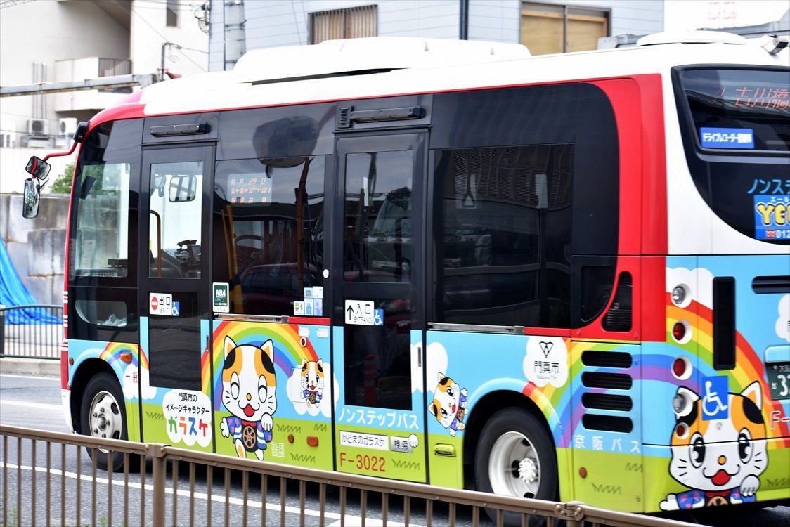門真市 ガラスケ青 京阪バス Ad Car S ラッピングデス