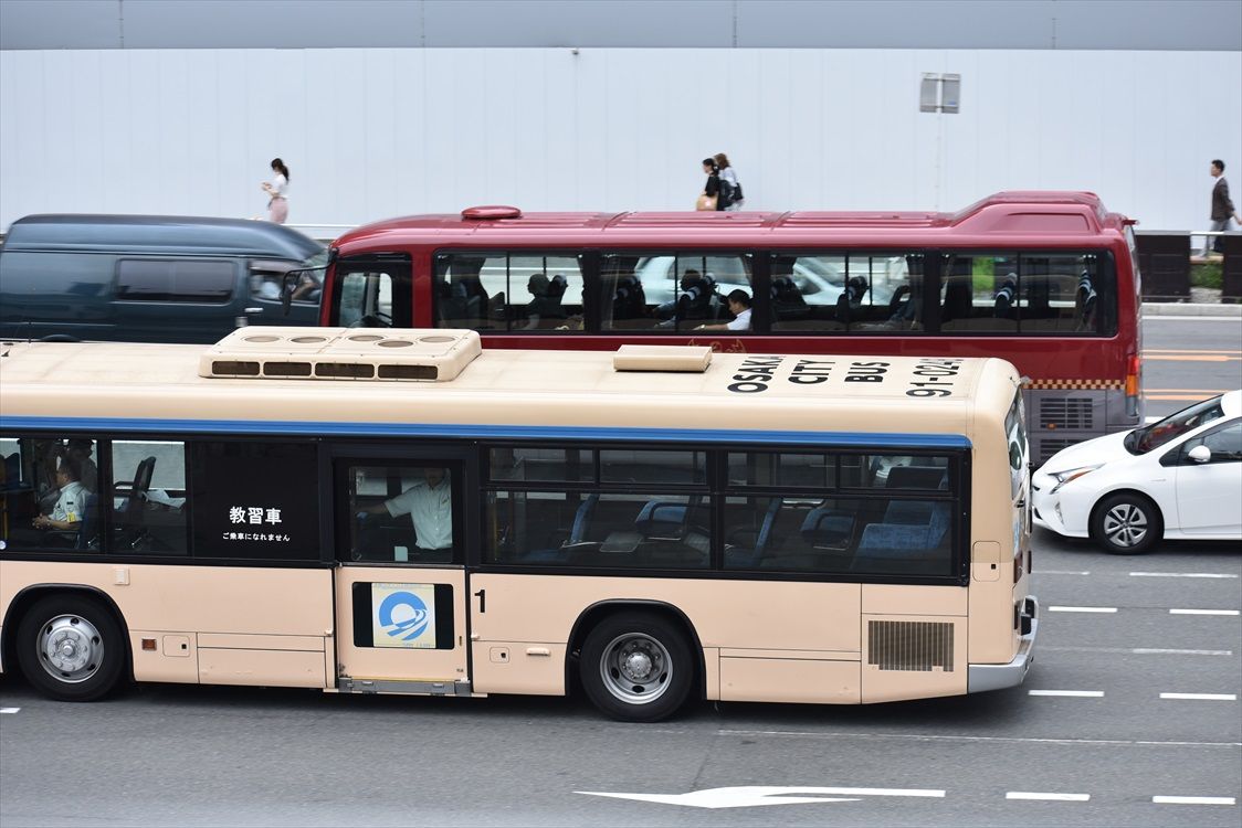 大阪シティバスの屋根車番色々 Ad Car S ラッピングデス