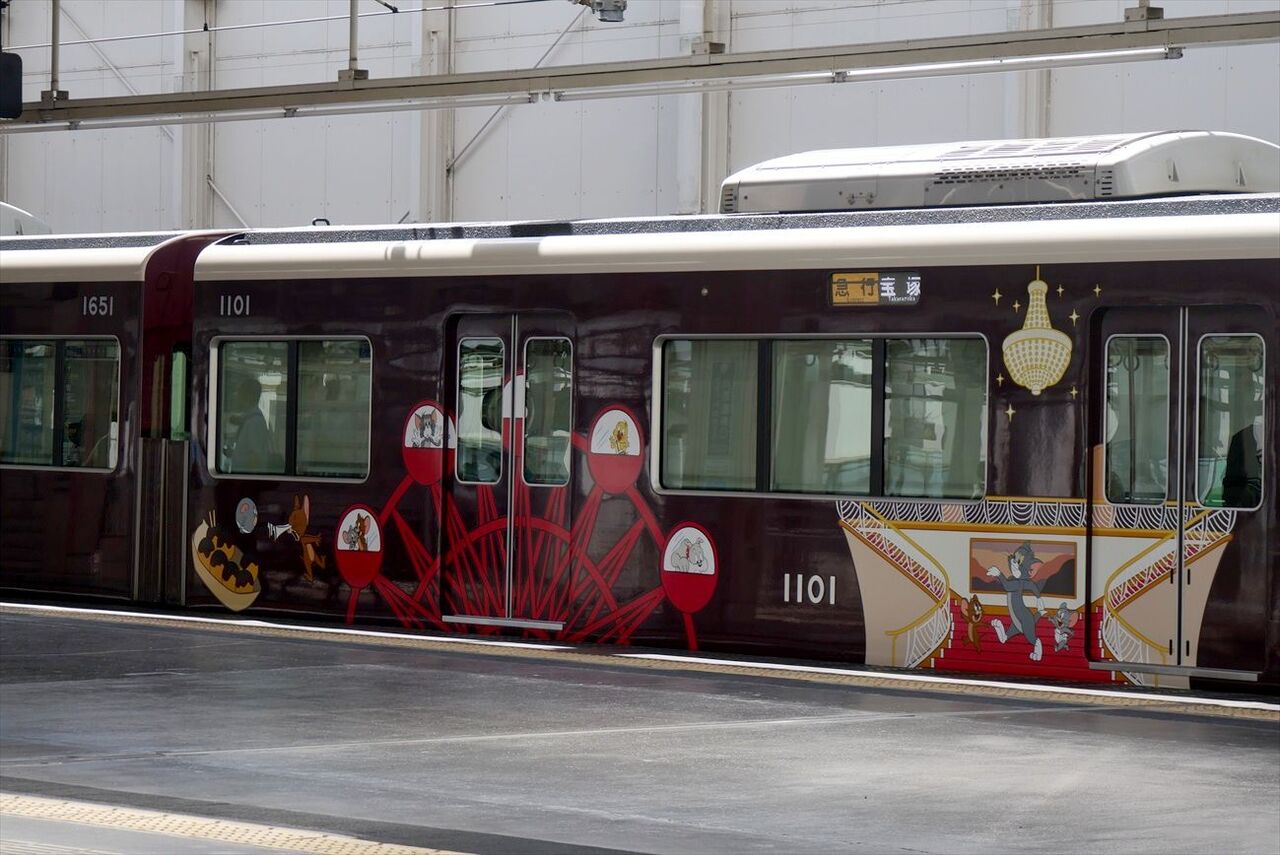 阪急電車 トムとジェリー号 宝塚線 　ライト点灯可 阪急電車 トムとジェリー号 宝塚線 ライト点灯可 阪急 トムとジェリー号