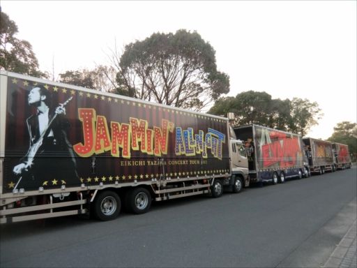 矢沢永吉　ツアートラック 矢沢永吉さん ツアートラックトランポ EIKICHI YAZAWA CONCERT