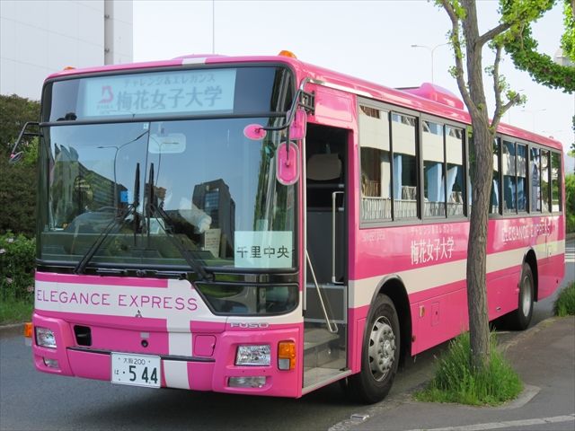梅花女子大学 通学バス ほか Ad Car S ラッピングデス 梅花女子大学 通学バス ほか Ad Car S ラッピングデス