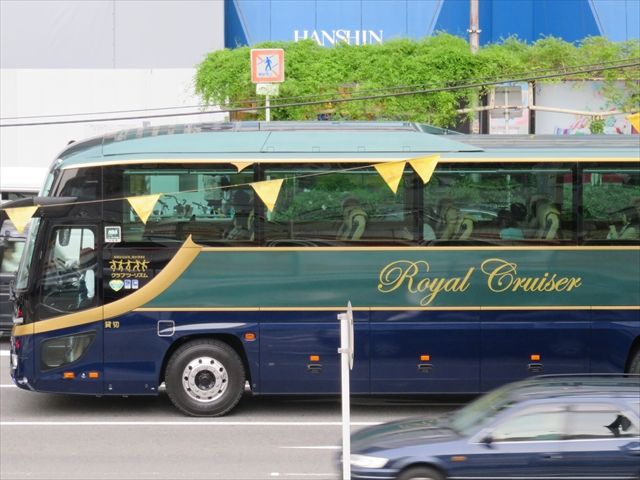 ロイヤルクルーザー四季の華 奈良観光バス Ad Car S ラッピングデス