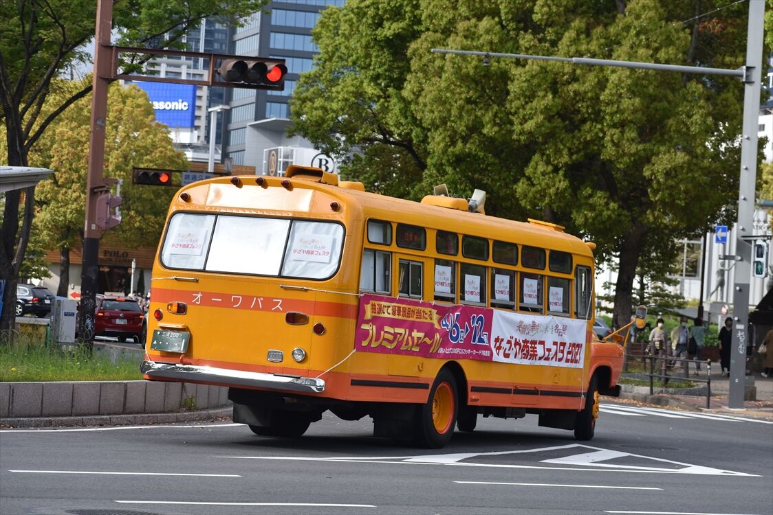 なごや商業フェスタ2021 宣伝 ボンネットバス Ad Car S ラッピングデス