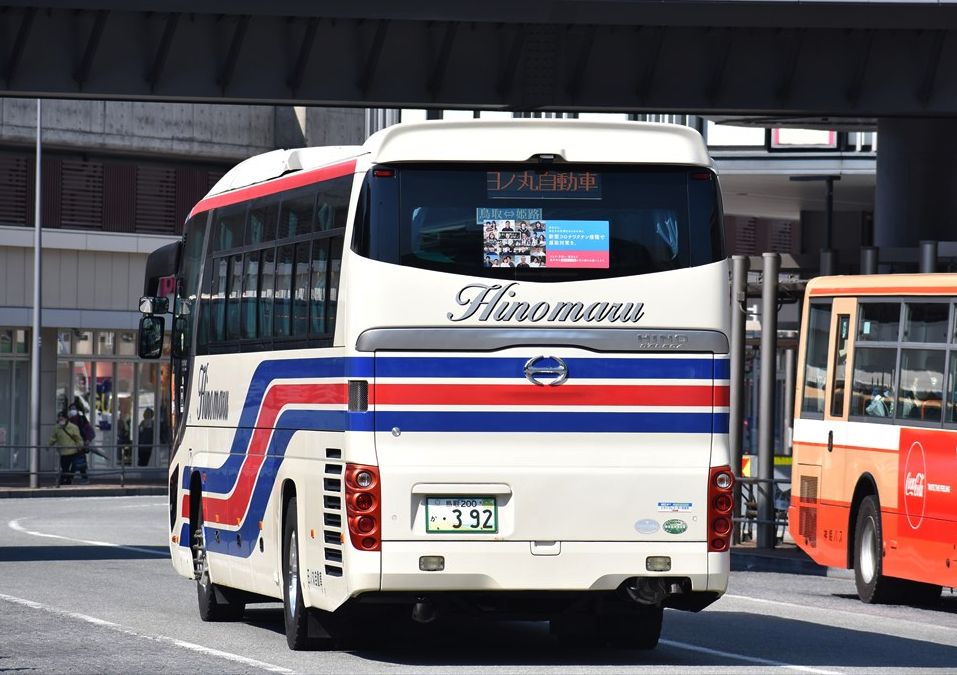 バスのプレート ご当地柄ナンバープレートのバス : ad-car's ラッピングデス