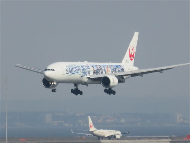 JAL 1/200 サムライブルー 2018 応援ジェット 1号機 JAL 1/200